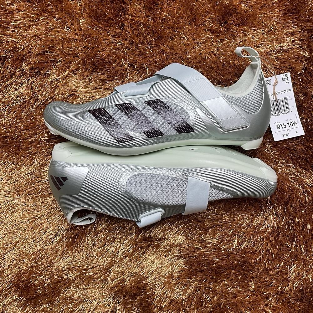 adidas The Indoor Cycling Shoes Linen Green Metallic IG5466 Men’s 9.5 W-10.5
